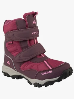 Børn VikingFootwear Støvler & Vinterstøvler-Viking Blusty 2V GTX Vinterstøvler, Aubergine/Plum