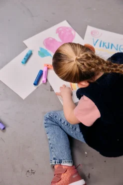 Børn VikingFootwear Sneakers-Viking Bouncy Glitter Mid 2V WP Sneakers, Pink