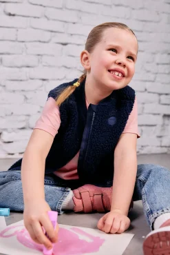 Børn VikingFootwear Sneakers-Viking Bouncy Glitter Mid 2V WP Sneakers, Pink