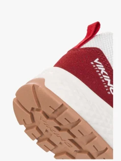 Sneakers|VikingFootwear Viking Century 2V WP Sneakers, Eggshell/Red Hvid/Rød