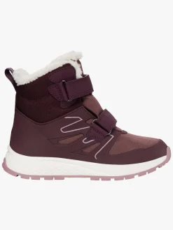Børn VikingFootwear Støvler & Vinterstøvler-Viking Equip Defence WP 2V Vinterstøvler, Grape/Antique Rose
