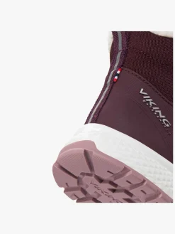 Børn VikingFootwear Støvler & Vinterstøvler-Viking Equip Defence WP 2V Vinterstøvler, Grape/Antique Rose