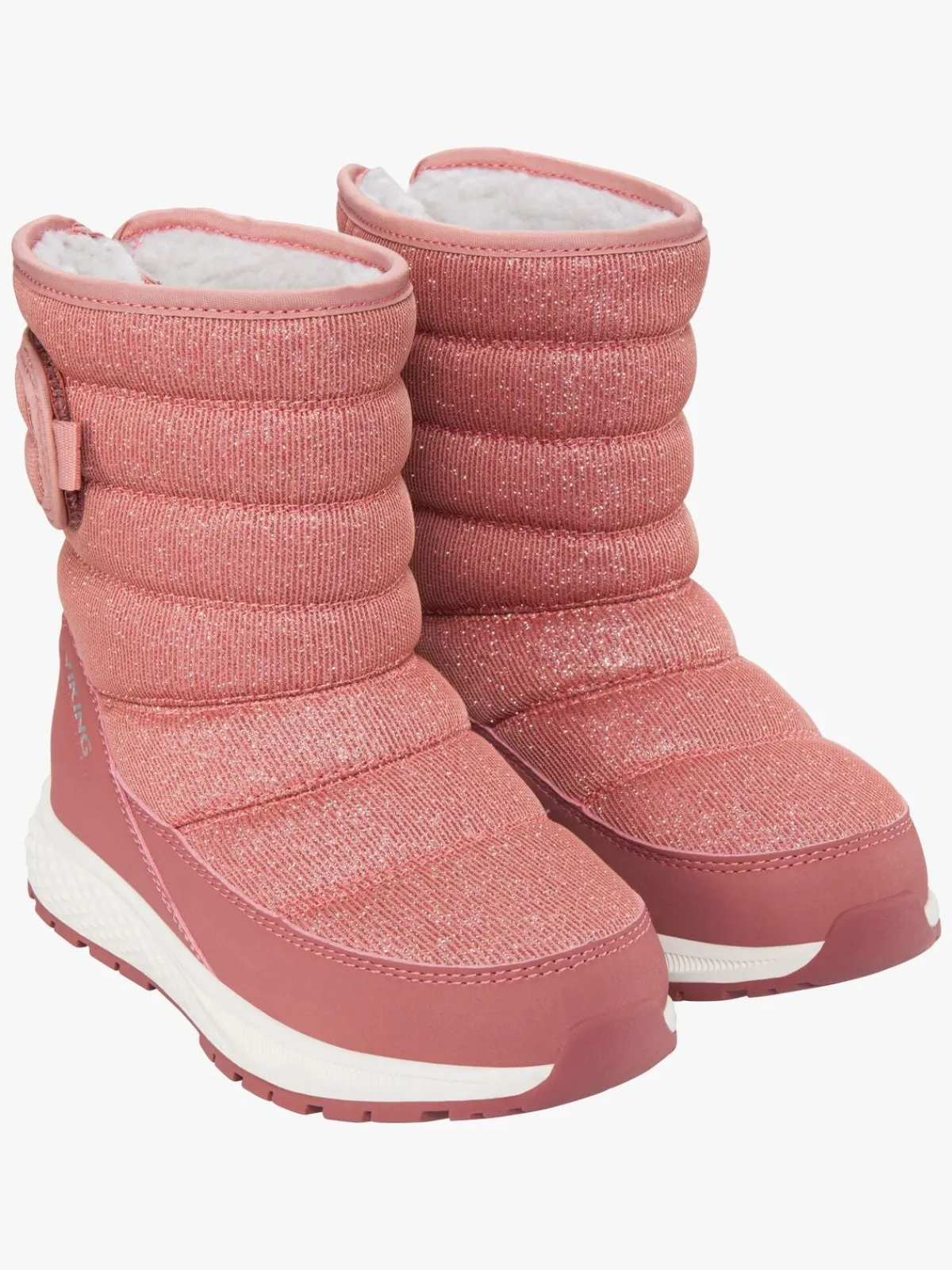 Støvler & Vinterstøvler|VikingFootwear Viking Equip Glitter Pull-On WP Vinterstøvler, Pink