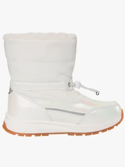 Børn VikingFootwear Støvler & Vinterstøvler-Viking Equip Shine Pull-On WP Vinterstøvler, Eggshell