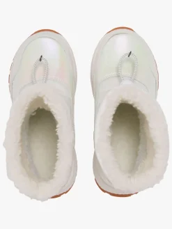 Børn VikingFootwear Støvler & Vinterstøvler-Viking Equip Shine Pull-On WP Vinterstøvler, Eggshell