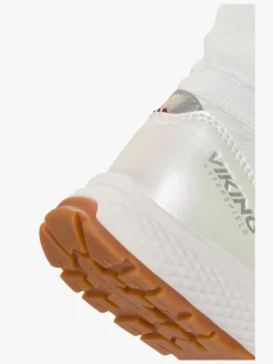 Børn VikingFootwear Støvler & Vinterstøvler-Viking Equip Shine Pull-On WP Vinterstøvler, Eggshell