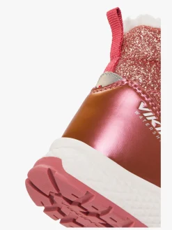 Børn VikingFootwear Støvler & Vinterstøvler-Viking Equip Star 1V WP SL Vinterstøvler, Pink