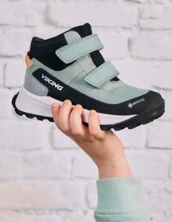 Børn VikingFootwear Sneakers-Viking Expower Mid GTX 2V Sneakers, Green