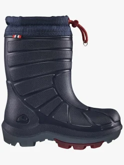 Børn VikingFootwear Støvler & Vinterstøvler-Viking Extreme  Forede Gummistøvler, Navy/Dark red