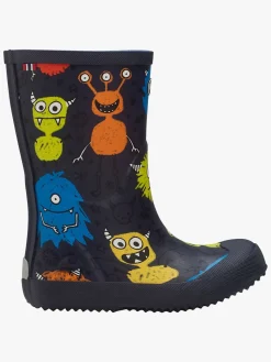 Gummistøvler|VikingFootwear Viking Indie Print Gummistøvler, Navy/Multi Blå/Flerfarvet