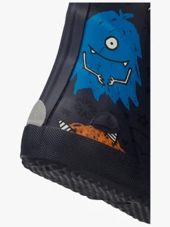 Gummistøvler|VikingFootwear Viking Indie Print Gummistøvler, Navy/Multi Blå/Flerfarvet