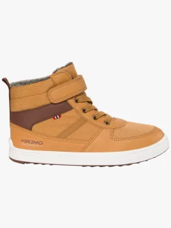 Støvler & Vinterstøvler|VikingFootwear Viking Lucas Mid 1V WP Vinterstøvler, Camel Orange/Brun