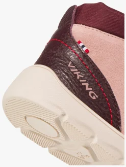 Barfodssko|VikingFootwear Viking Molde Barefoot Mid TEX 2V Jr Sneakers, Light Pink