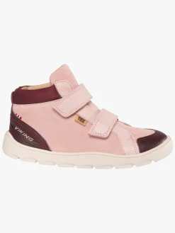 Børn VikingFootwear Barfodssko-Viking Molde Barefoot Mid TEX 2V Sneakers, Light Pink