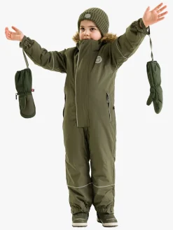 Børn VikingFootwear Flyverdragter|Overtøj-Viking Play Flyverdragt, Olive