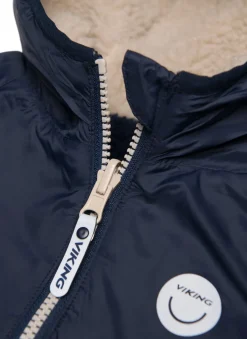 Fleecetøj|VikingFootwear Viking Play  Vendbar Fleecetrøje, Navy