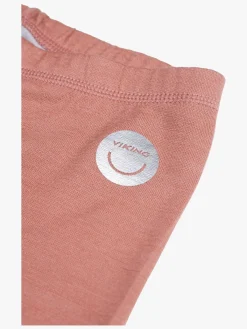 Børn VikingFootwear Undertøj-Viking Soft Merino Lange Underbukser Merinomix, Pink