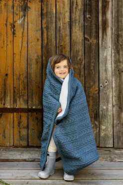 Interiør|VinterBloom Vinter & Bloom Tæppe Cuddly, Storm Blue Blå