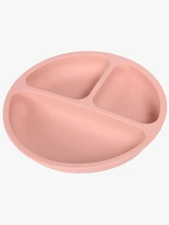 Spisetid|Virgel Tallerken & Bestik Silikone, Muted Lyserød