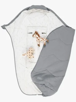 Køreposer|Voksi Breeze Light Kørepose, Grey Fields Grå