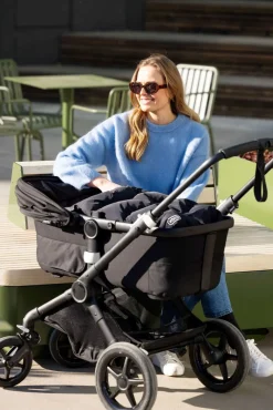 Køreposer|Voksi Explorer Kørepose, Black Solid Sort