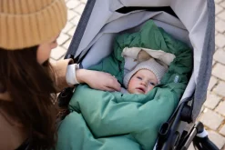 Køreposer|Voksi Explorer Kørepose, Grass Green Wings Grøn