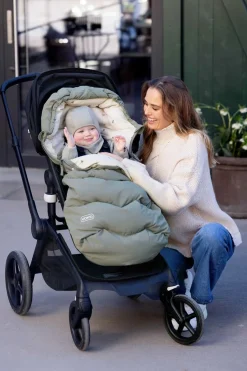 Køreposer|Voksi Explorer Kørepose, Meadow Green Clover Grøn