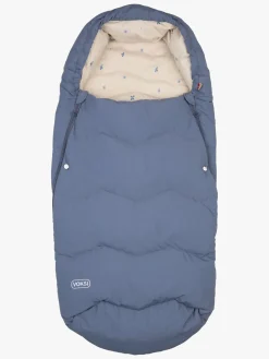 Køreposer|Voksi Explorer Kørepose, Stone Blue Clover