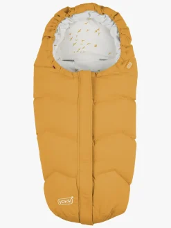 Køreposer|Voksi Move Kørepose, Golden Yellow Flying Gul/Hvid