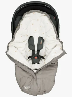 Køreposer|Voksi Move Light Kørepose, Dark Sand Wings Beige