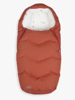 Køreposer|Voksi Urban Kørepose, Terracotta Rød/Hvid