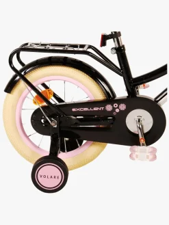 Cykler|Volare Excellent Cykel 14 Tommer, Sort Lyserød/Sort