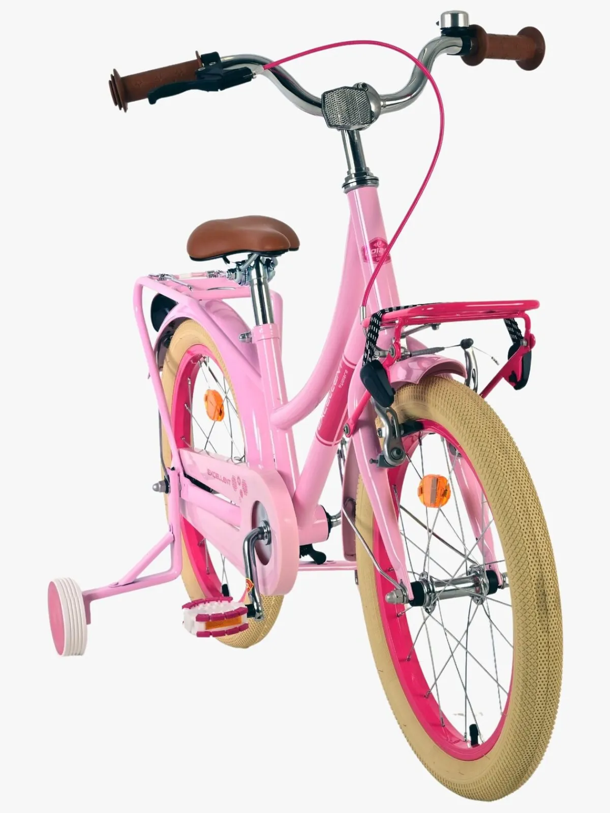 Cykler|Volare Excellent Cykel 18 Tommer, Pink Lyserød