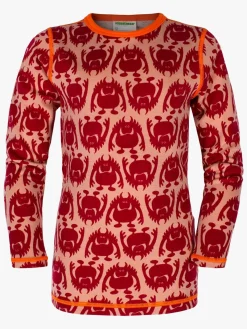 Børn Vossatassar Uldtøj|Overdele-Monsteruld Trøje, Rose