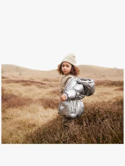 Børn Wheat Vintertøj-Eli Dynejakke, Silver Flower Meadow