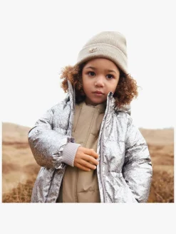 Børn Wheat Vintertøj-Eli Dynejakke, Silver Flower Meadow