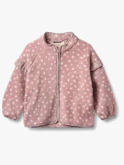 Fleecetøj|Wheat Ellena Fleecetrøje, Rosewood Dots