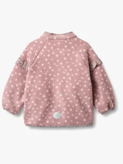 Fleecetøj|Wheat Ellena Fleecetrøje, Rosewood Dots