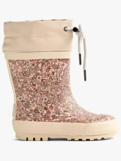 Gummistøvler|Wheat Forede Gummistøvler, Rose Dust Flowers