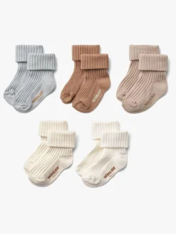 Undertøj|Wheat Gaveæske Evig Strømper 5-pak, Blå