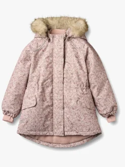 Børn Wheat Vintertøj-Mathilde Vinterjakke, Rose Dust Flowers