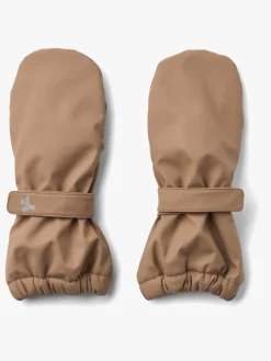 Børn Wheat Regntøj|Tilbehør-Riley Forede Regnvanter, Hazel