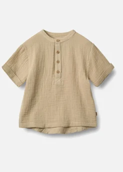 Overdele|Wheat Svend Kortærmet Trøje, Soft sand