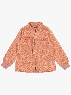 Børn Wheat Termotøj|Vintertøj-Thilde Termojakke, Sandstone Flowers