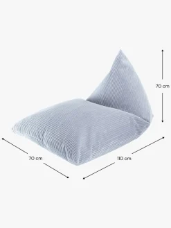 Børnemøbler|Wigiwama Big Lounger Sækkestol, Blueberry Blue