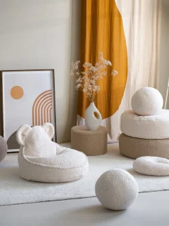 Børnemøbler|Wigiwama Bjørn Sækkestol, Cream White