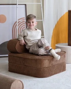 Børnemøbler|Wigiwama Flip Foldbar Stol 150x60 cm, Toffee