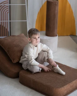 Børnemøbler|Wigiwama Flip Foldbar Stol 150x60 cm, Toffee