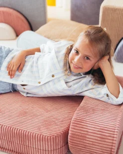 Børnemøbler|Wigiwama Flip Foldbar Stol 150x60 cm, Pink Mousse