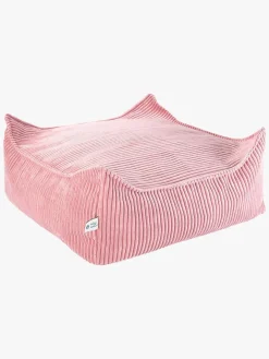 Børnemøbler|Wigiwama Kvadrat Puf, Pink Mousse